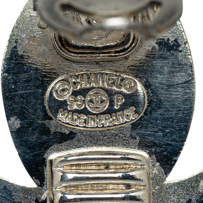Chanel Coco Turn-Lock Earring Silver Metal  Chanel