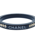 Chanel Bangle Rhinestone Black 05P