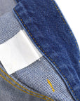 Yves Saint Laurent Denim logo-embroidered straight-leg jeans 