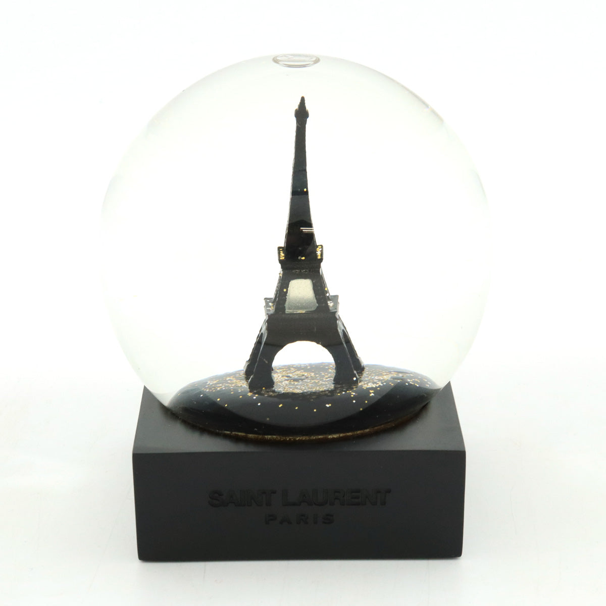 Saint Laurent  Saint Laurent Paris Ibsen Laurent YSL Snowdome Liverpool Eiffel Tower Snow Globe Obje Black Gold Blumin