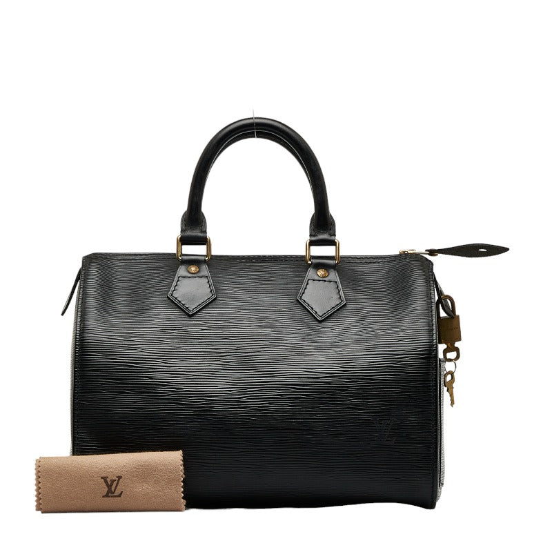 Louis Vuitton Epi Speedy 25 Handbag Mini Boston Bag M59032 Noir – Timeless  Vintage Company