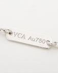 Van Cleef & Arpels vintage Alhambra  Diamond Necklace 750 (WG) 6.9g