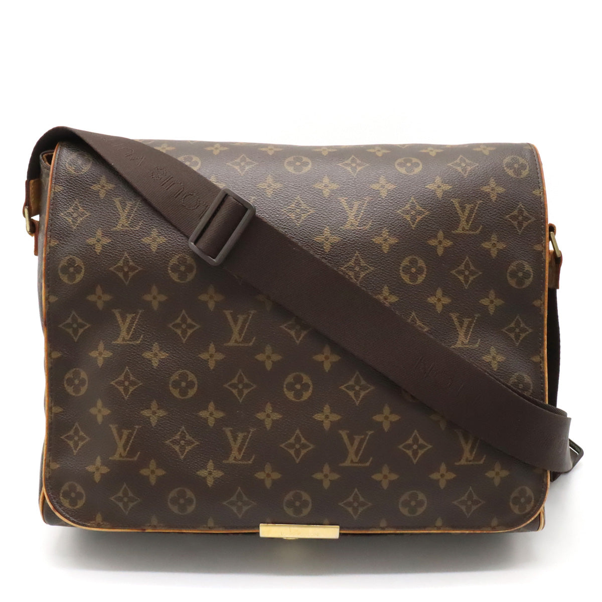 Shop Louis Vuitton Monogram Crossbody Bag Logo Messenger