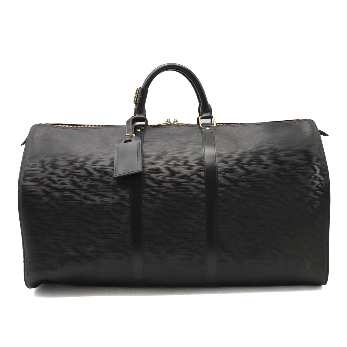 Louis Vuitton Black Epi Leather Keepall 55 Travel Bag – Timeless Vintage  Company