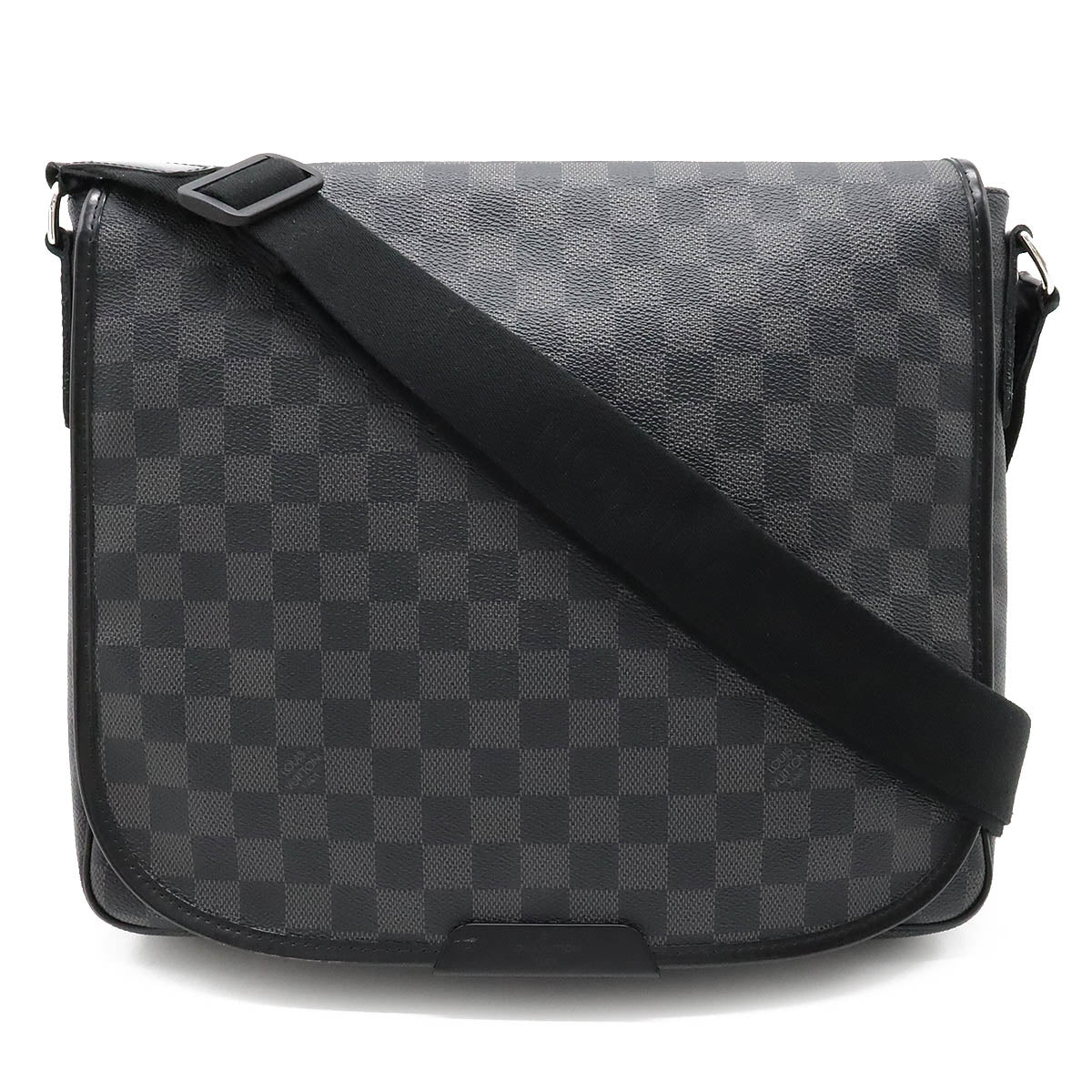 Daniel mm satchel leather satchel Louis Vuitton Grey in Leather