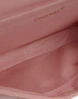 Chanel Pink Lambskin Double Sided Classic Flap Handbag