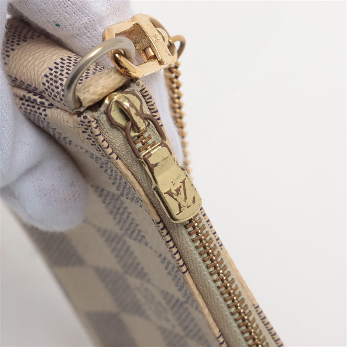 Louis Vuitton Damierazur Mini Pochette Accessory N58010