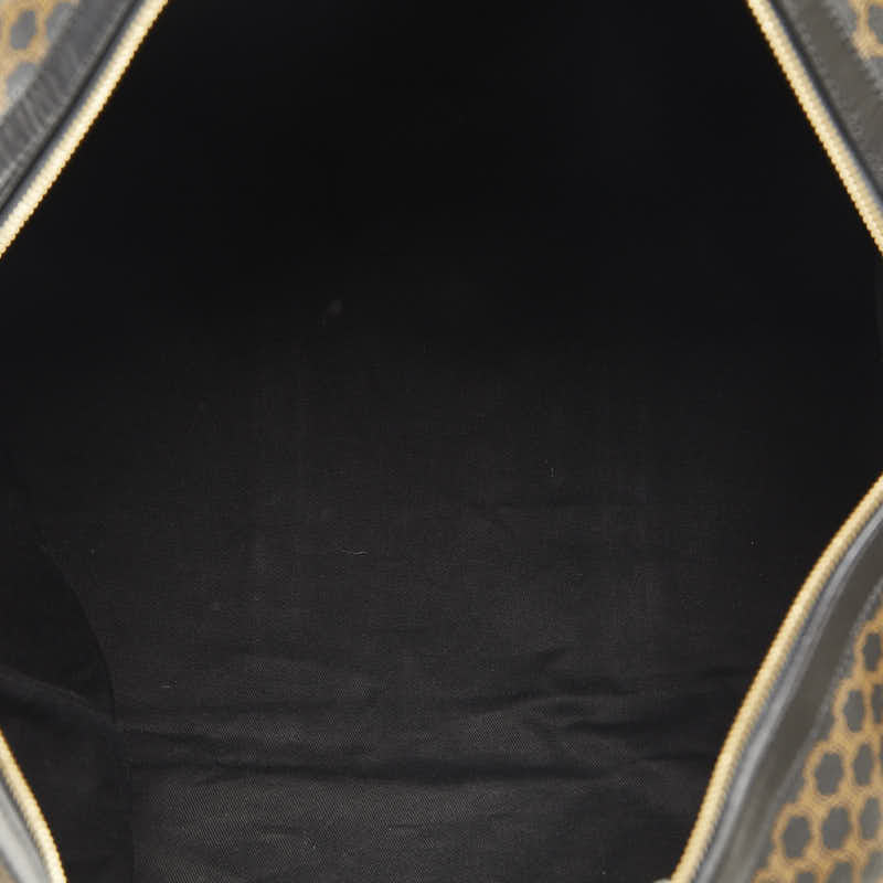 Celine McAdams Boston Bag Black PVC Leather  Celine