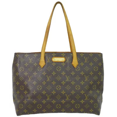 Louis Vuitton Black Wilshire MM Tote Bag, Designer Brand, Authentic Louis  Vuitton
