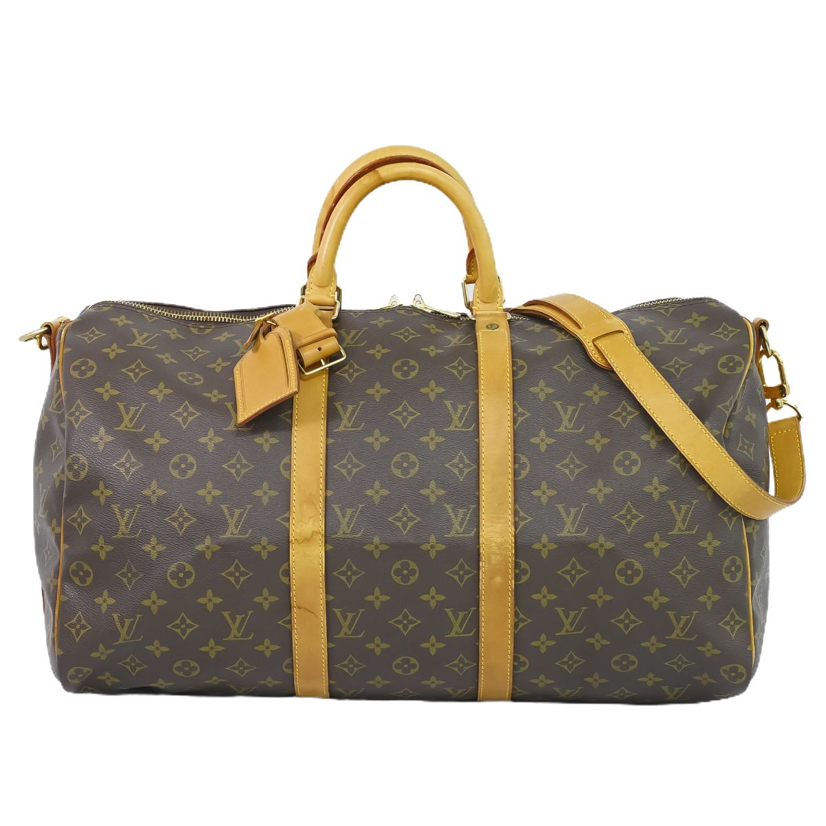 Auth Louis Vuitton Limited Keepall Bandouliere 50 monogram