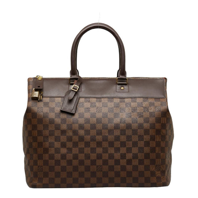 Louis Vuitton Damier Greenwich PM Handbag Boston Bag N41165