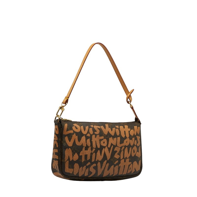 Louis Vuitton Monogram Graffiti Pochette Stephen Sprouse Handbag M92193