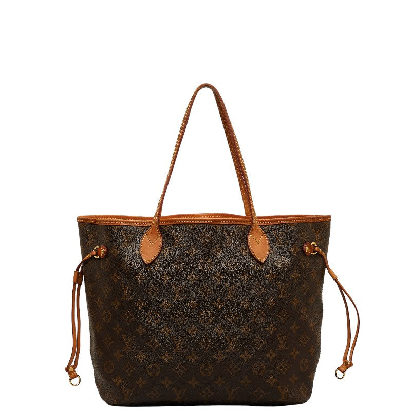 Louis Vuitton Monogram Neverfull MM Shoulder Bag Tote Bag M40156