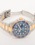 Rolex Submariner 126613LB SSYG AT Blue  Oester Bracelet