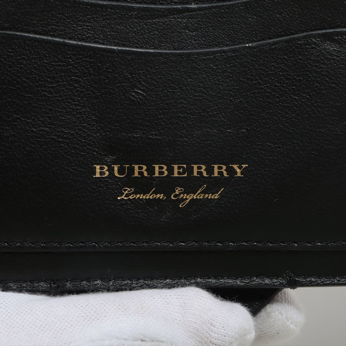 Burberry Stads Leather Wallet Black