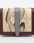 Gucci Jackie 645536 Leather  Pearson Wallet White × Brown