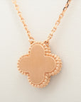Van Cleef & Arpels Vintage Alhambra 1P Oscilian Diamond Necklace 750 (PG) 6.4g 2023 Holid season limited VCARP9T000