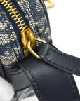 Christian Dior 2003 Trotter Shoulder Bag Navy