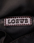 Loewe Anagram Handbag Wine Red Patent Leather  LOEWE
