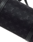 Louis Vuitton 2002 Black Monogram Satin Little Papillon M92352