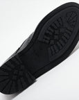 Saint Laurent  Leather Shoes 44 Men Black 584727 Wing Chip