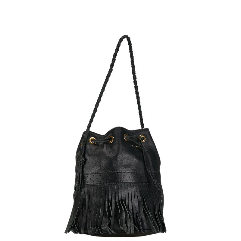 Jandem Davidson Carnival L Fringe Handbag Black Leather Ju0026M Davidson –  Fashionia