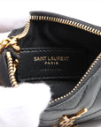 Saint Laurent  Leather Coin Case TGN438386 Black