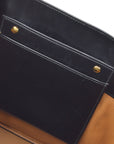 Hermes Black Box Calf La Tote Handbag