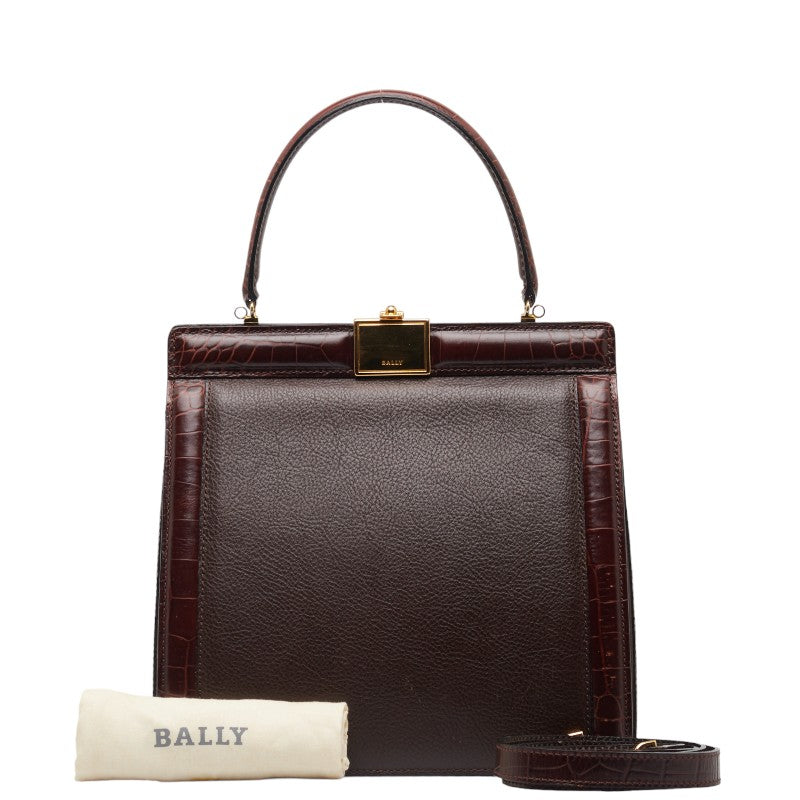 【超特価特価】BALLY/2WAY/handbag/Shoulder bag/MARCIA バッグ