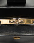 San Laurent Monogram Ba Cowboys Handbag 2WAY 568853 Black Leather  Saint Laurent