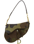 Christian Dior * 2000 John Galliano Camouflage Small Saddle Handbag
