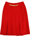 Celine chain-detailed midi skirt 