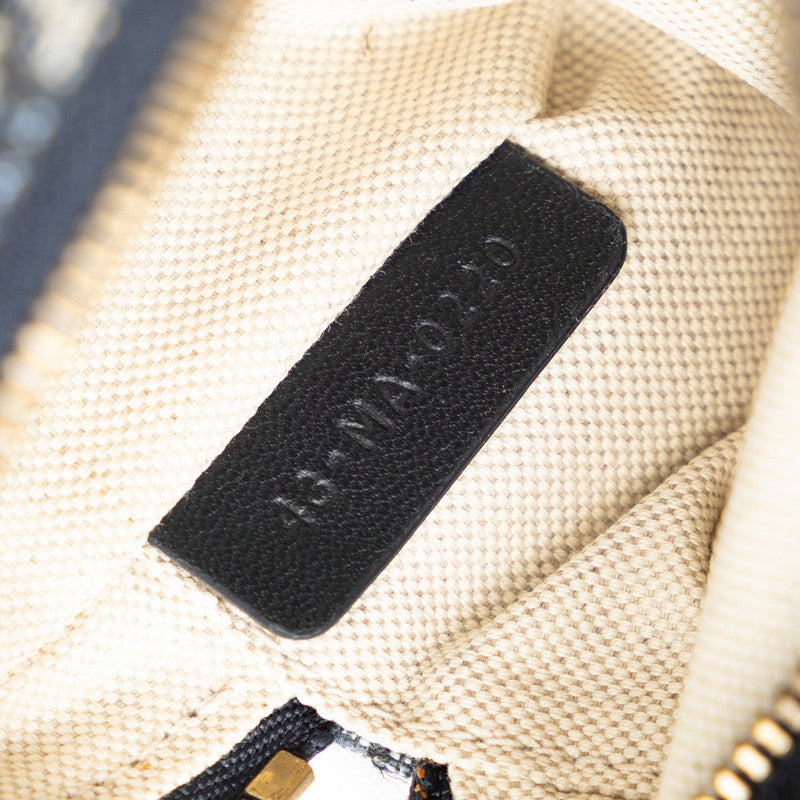 Dior Trotter Belt Bag Waist Bag Navy Gr Canvas Leather  Dior