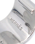 Hermes Silver Enamel Cloisonne Ware Earrings Clip-On