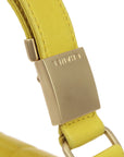 Chanel Beige Yellow Lambskin Choco Bar Shoulder Bag
