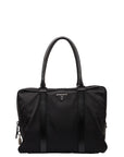 Prada Saffiano Business Bag Handbag VA0661 Black Nylon