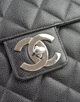 Chanel 1997-1999 Black Caviar Briefcase SHW