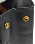 Hermes Black Box Calf La Tote Handbag
