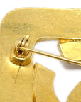 Chanel Rhombus Brooch Pin Gold 94A
