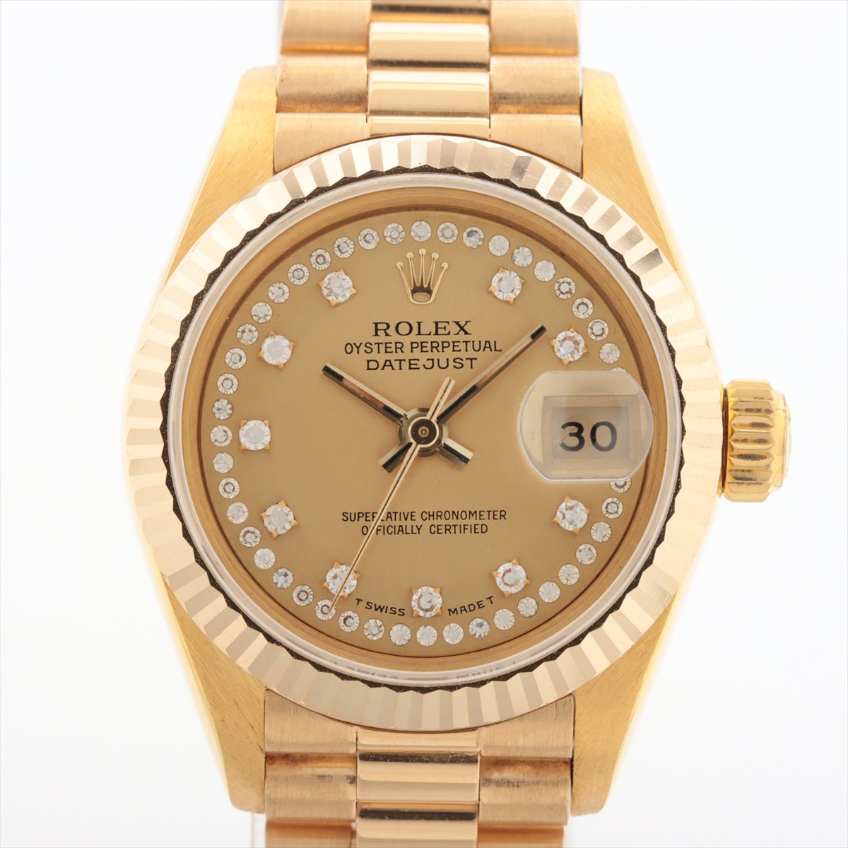 Rolex Datejust 69178LB YG AT Champagne