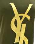 Yves Saint Laurent YSL-print cotton T-shirt 