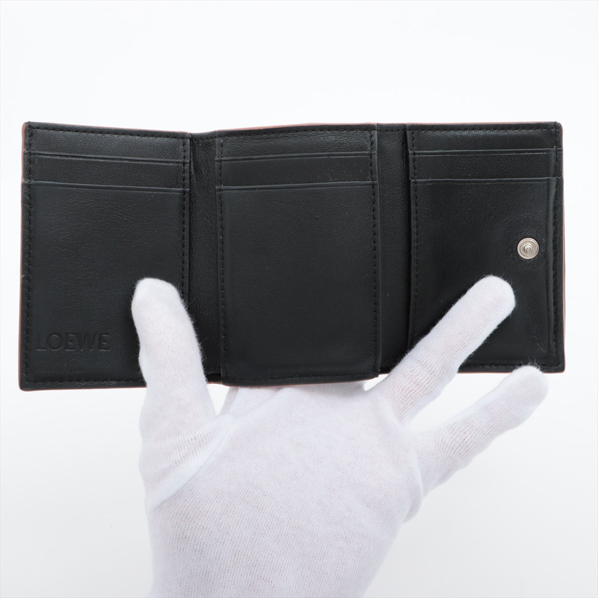 Loewe Trifort Leather Wallet Nbey