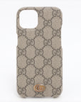 Gucci GG Supreme PVC iPhone Case Beige 753609