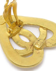 Chanel 1995 Heart Earrings Gold Clip-On 95P