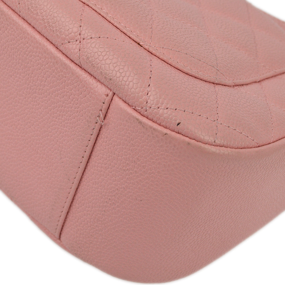 Chanel Pink Caviar Hobo Shoulder Bag