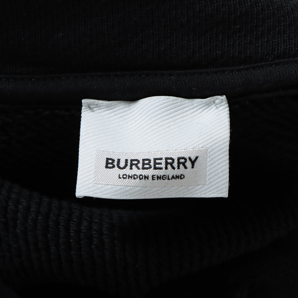 Burberry Cotton x Polyurethane Parker L Men Black 8072776 Tissy-period