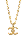 Chanel Gold CC Pendant Necklace 683