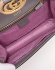 Gucci GG Marmont Leather Shoulder Bag Grey 589474