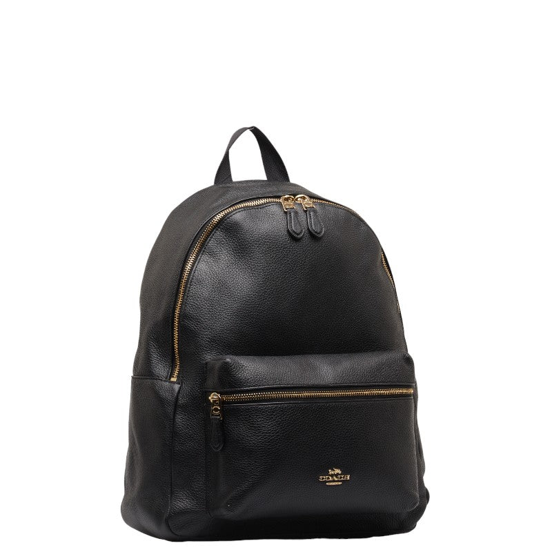 Coach top vintage nylon black backpack