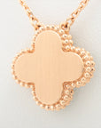 Van Cleef & Arpels Vintage Alhambra 1P Oscilian Diamond Necklace 750 (PG) 6.3g Holid  2023 Limited